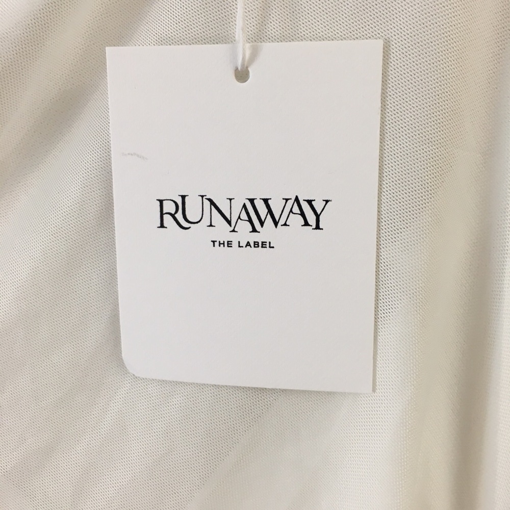 Runaway The Label Orchid Floral Dress Large White Romantic Evening Party NWT - Picture 11 of 11